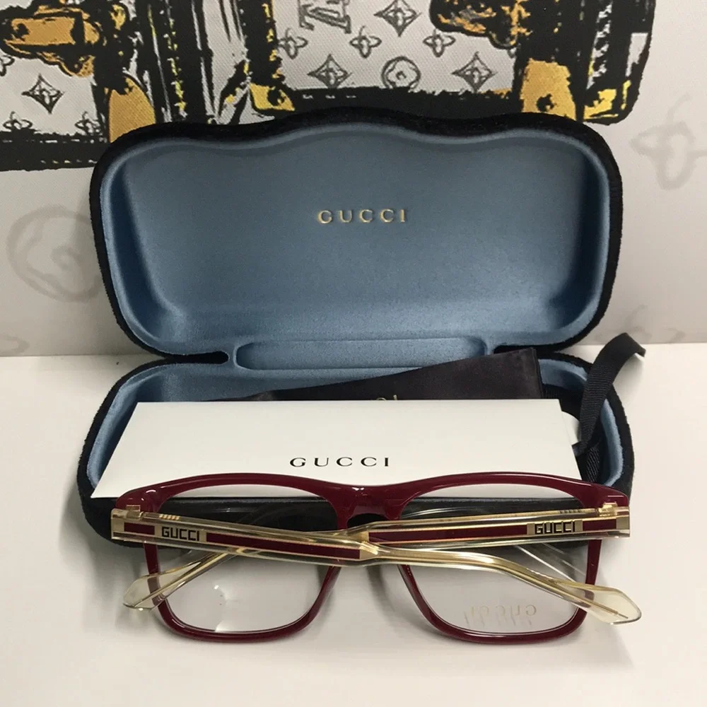 Gucci Burgundy Eyeglasses GG0561o 003